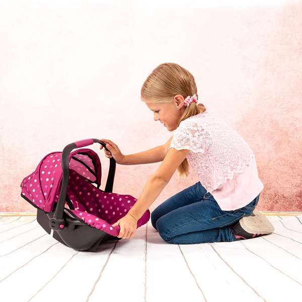 Reig Asiento Muñecas para el Coche Deluxe Rosa 50x32x16 cm Reig Asiento Muñecas para el Coche Deluxe Rosa 50x32x16 cm