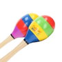 Reig Maracas De Madera Pintadas, 20 Cm.