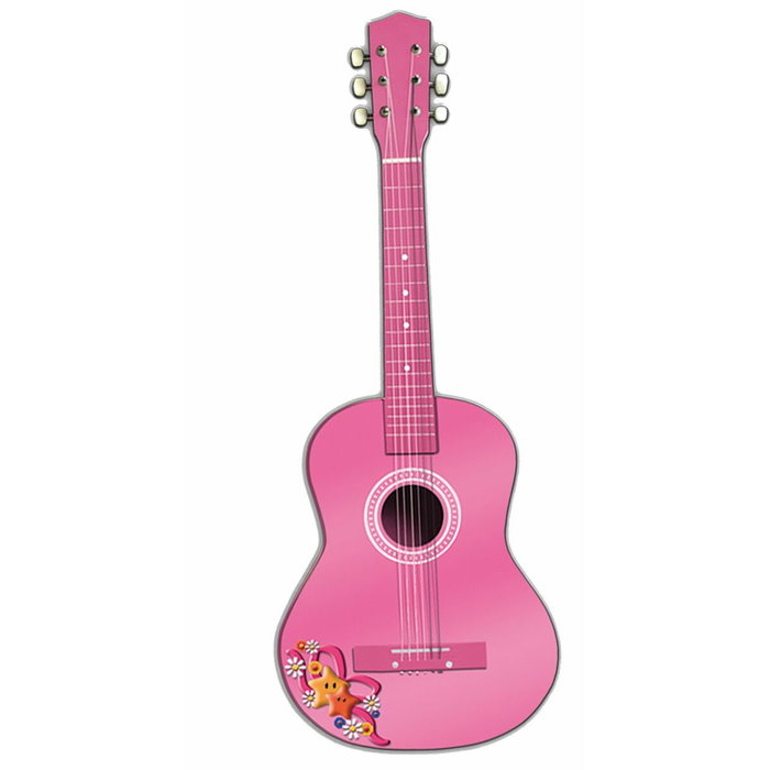 Reig Guitarra Madera 75Cm Color Rosa
