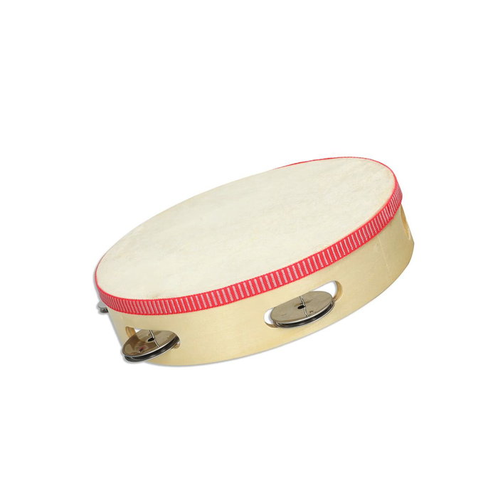 Reig Pandereta de Madera de 20,5 cm con 5 Platillos Reig Pandereta de Madera de 20,5 cm con 5 Platillos