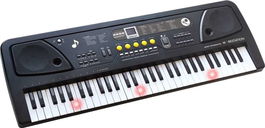 Reig Órgano 61 Teclas con Micrófono, Toma USB, Cable de Audio y Función Profesor