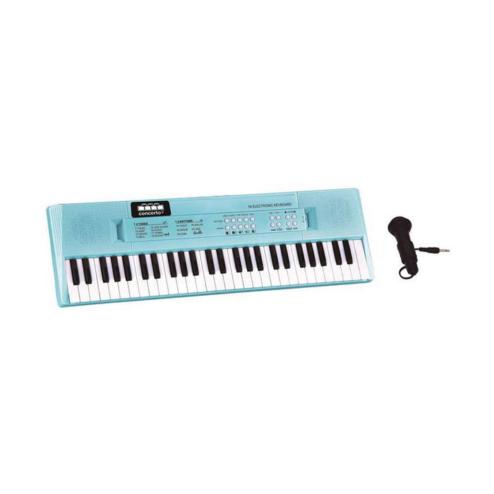 Reig Teclado Electrónico 54 Teclas con Micrófono Azul Reig Teclado Electrónico 54 Teclas con Micrófono Azul