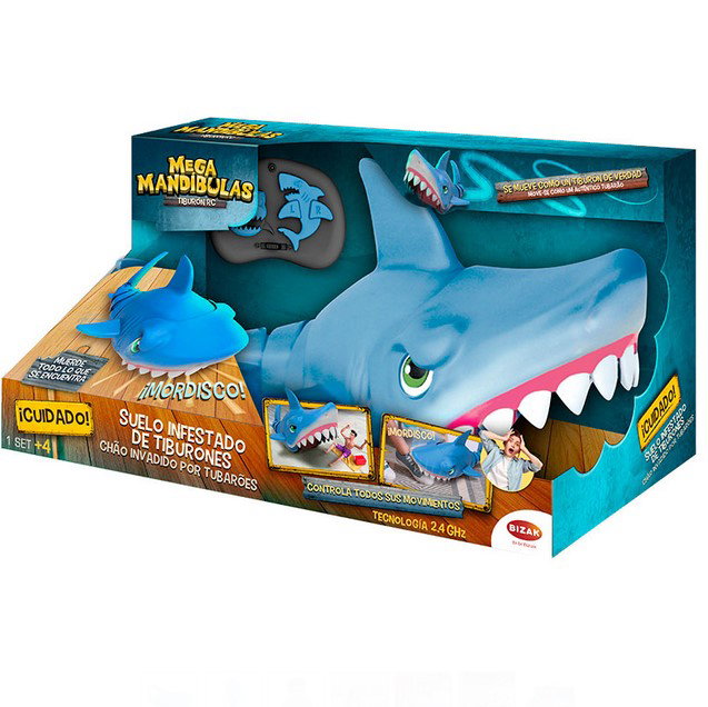 Bizak Megamandibulas Rc Juguete Control Remoto con Mandíbulas Mordedoras y Cola Articulada, Sonidos, Tecnología 2.4Ghz Bizak Megamandibulas Rc Juguete Control Remoto con Mandíbulas Mordedoras y Cola Articulada, Sonidos, Tecnología 2.4Ghz