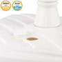 Aktive Garden Base para sombrilla cuadrada blanca Ø33-48 mm