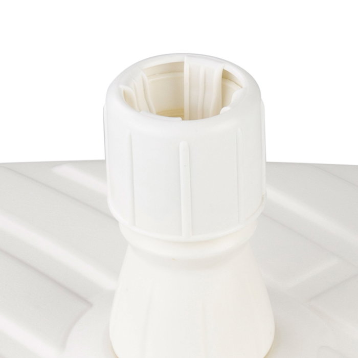 Aktive Garden Base para sombrilla cuadrada blanca Ø33-48 mm