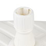 Aktive Garden Base para sombrilla cuadrada blanca Ø33-48 mm