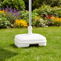 Aktive Garden Base para sombrilla cuadrada blanca Ø33-48 mm