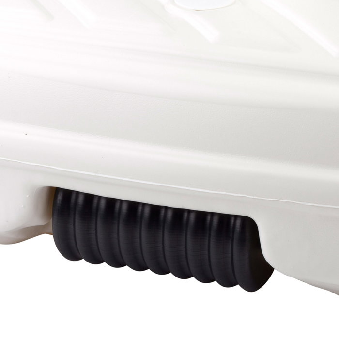Aktive Garden Base para sombrilla cuadrada blanca Ø33-48 mm