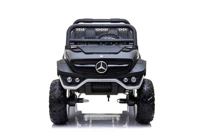 Mercedes Unimog Black Coche Eléctrico Batería 12V 128x86x84cm para Niños