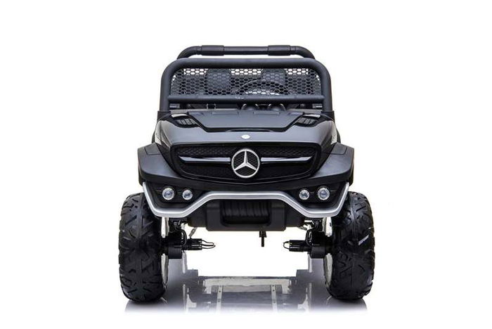 Mercedes Unimog Black Coche Eléctrico Batería 12V 128x86x84cm para Niños