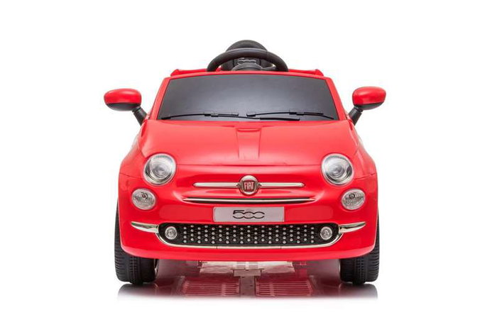 Injusa Coche Fiat 500 Rojo Bateria 12V 113x67.5x53cm