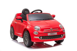 Injusa Coche Fiat 500 Rojo Bateria 12V 113x67.5x53cm