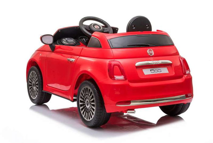 Injusa Coche Fiat 500 Rojo Bateria 12V 113x67.5x53cm