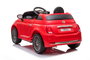 Injusa Coche Fiat 500 Rojo Bateria 12V 113x67.5x53cm