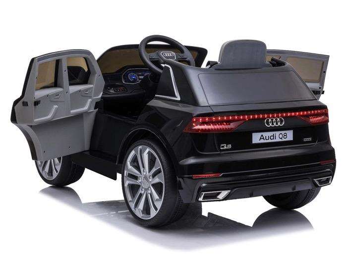 Injusa Coche Audi Q8 Batería 12V Negro 108x66x55cm
