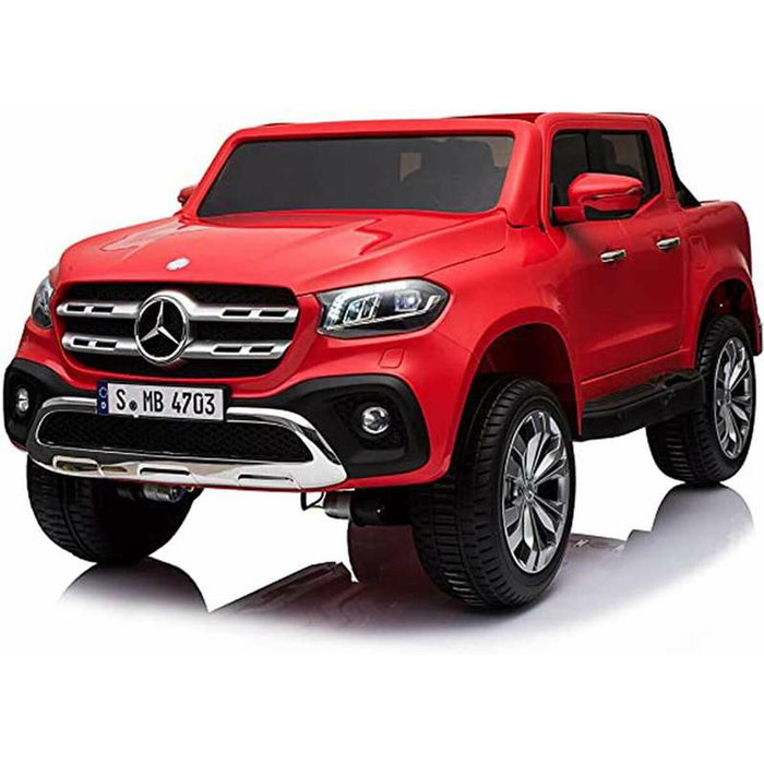 Injusa Coche Pick Up Mercedes rojo con batería 12V