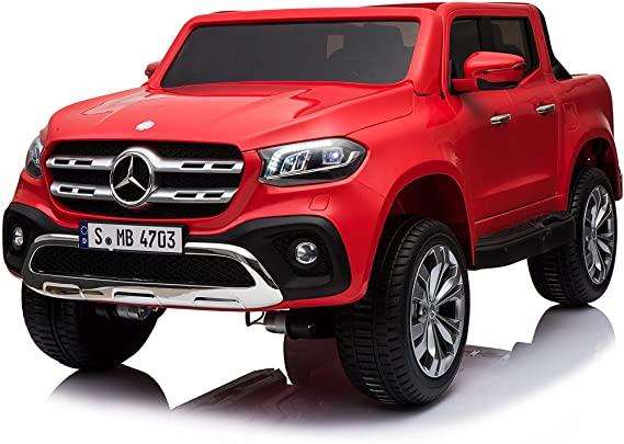 Mercedes Coche Pick Up Batería 12V Rojo 141x78x66cm