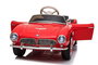 BMW Coche 507 Deportivo Clásico Rojo Batería 12V 115 x 55 x 50cm Runruntoys