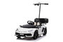 Injusa Coche Lamborghini Avent SVJ con Patinete Blanco 12V para Niños +3 Años 151 x 63 x 102.5cm