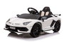 Injusa Coche Lamborghini Avent SVJ con Patinete Blanco 12V para Niños +3 Años 151 x 63 x 102.5cm