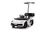 Injusa Coche Lamborghini Avent SVJ con Patinete Blanco 12V para Niños +3 Años 151 x 63 x 102.5cm