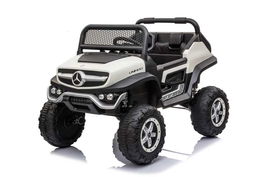 Injusa Coche Mercedes Unimog Batería 12V Mini 108 x 68 x 88cm Juguete para Niños