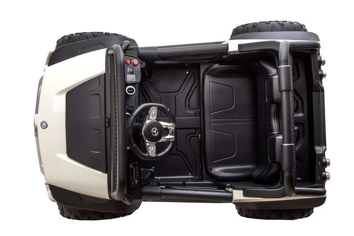 Injusa Coche Mercedes Unimog Batería 12V Mini 108 x 68 x 88cm Juguete para Niños