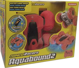 Ninco Coche Radio Control Aquabound 2 Reversible y Anfibio con Volteretas 360º y Luces LED, 24x24x12 cm