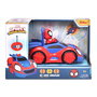 Smoby Coche Radio Control Spidey Web Crawler, Funciona Adelante y Marcha Atrás en Curva, Escala 1:24, 17 cm