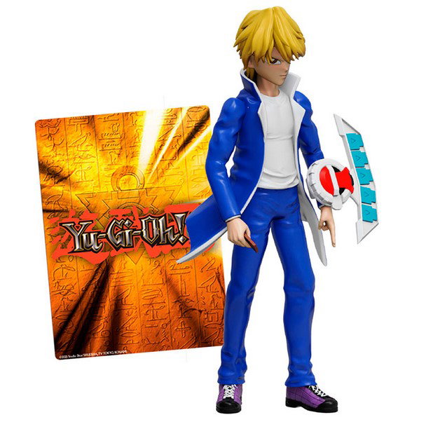 Bizak Figura de Acción Surtido Yu-Gi-Oh! Yugi, Kaiba, Wheeler 13 cm 6 Puntos Articulación con Duel Disk, Manos Extra y Tarjeta Bonus