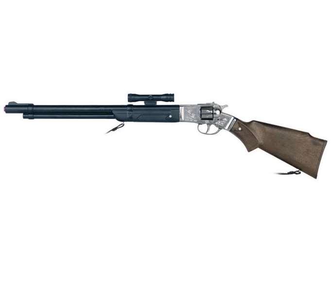 Gonher Rifle 8 Tiros con Cañón de Plástico 68x12x3,5 cm