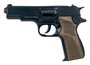 Gonher Pistola Policía 8 Tiros en Negro 19,5x12x5 cm