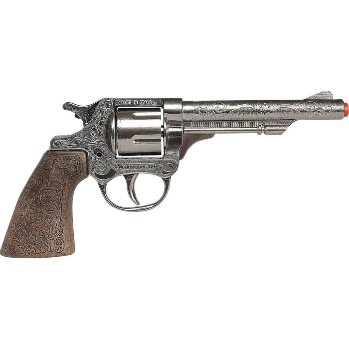 Gonher Revólver Cowboy 8 Tiros Plata Gonher Revólver Cowboy 8 Tiros Plata