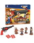 GONHER Pistola Cowboy Shooting con 24 balas blandas y 4 personajes