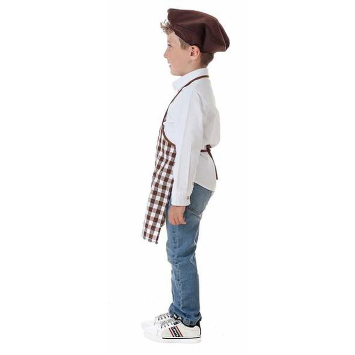Creaciones Llopis Delantal Castañero Efrén T-1 Marrón (3-5 Años)