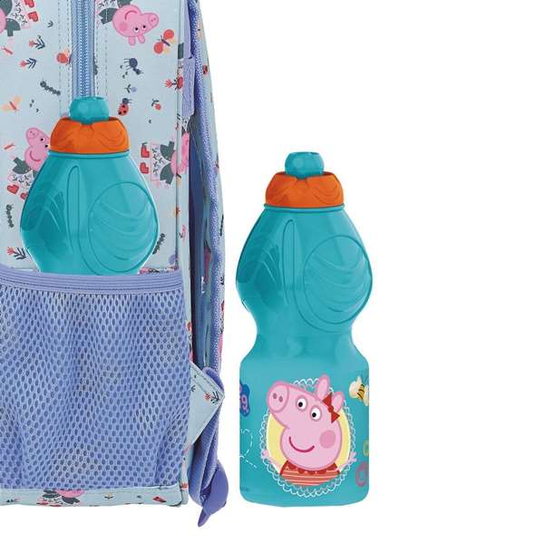 Safta Botella portalíquidos Peppa Pig Pretty Flowers 400ml