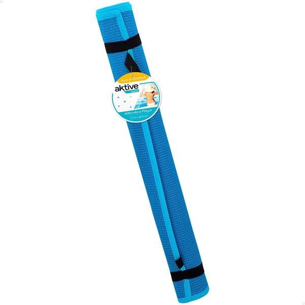 Esterilla playa pvc con funda. 175x60 cm colores lisos - modelos surtidos