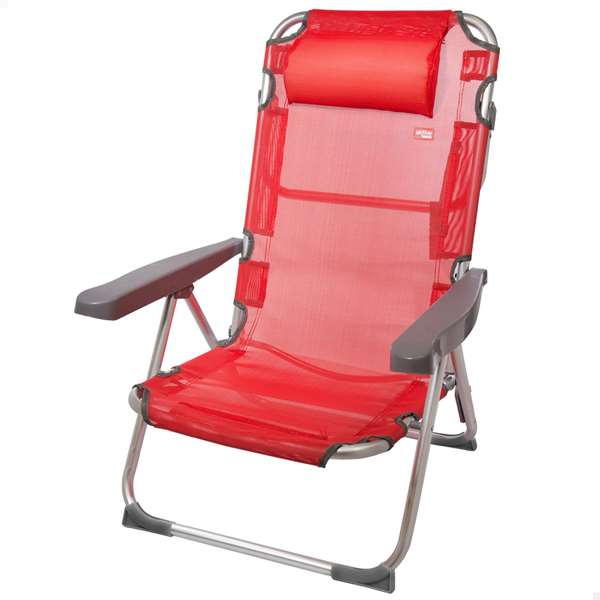 Color Baby Silla Playa Menorca Alta Plegable Aluminio 48x60x90 cm con Asa