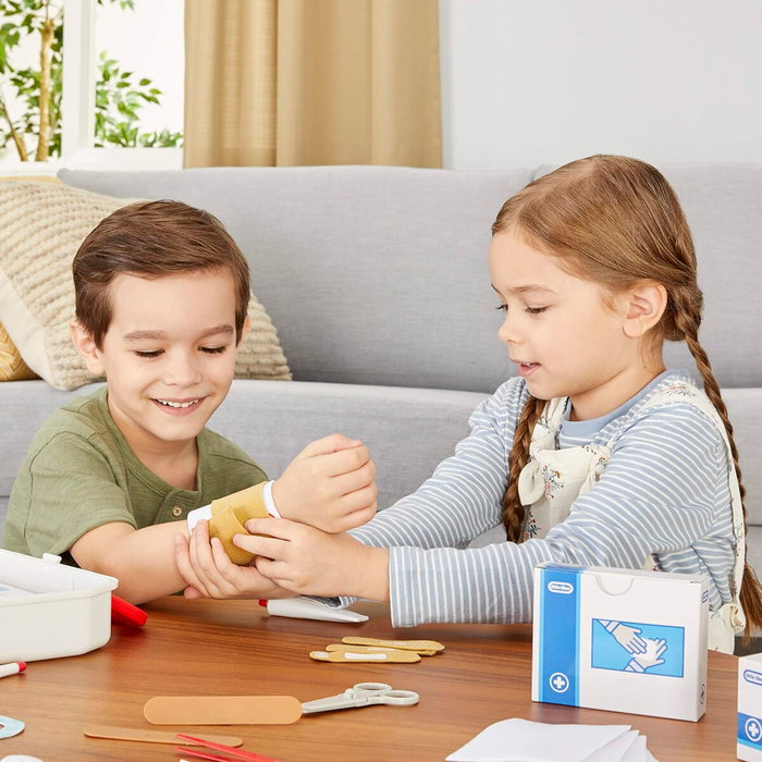 LITTLE TIKES Mi Primer Botiquin Juguete Educativo para Niños +3 Años con 25 Accesorios