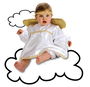 Creaciones Llopis Disfraz Bebé Ángel Talla 0-12 Meses