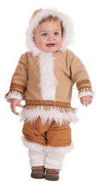 Creaciones Llopis Disfraz Bebe Esquimal Talla 0-12 Meses