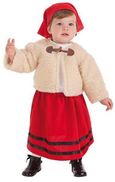 Creaciones Llopis Disfraz Pastora Bebe con Abrigo Talla 0-12 Meses Creaciones Llopis Disfraz Pastora Bebe con Abrigo Talla 0-12 Meses