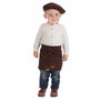 Creaciones Llopis Disfraz Bebé Delantal y Gorro Castañero 6-12 Meses