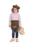 Creaciones Llopis Disfraz Bebe Castañera con Delantal y Gorro Flores talla 0-12 meses