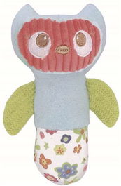 Creaciones Llopis Sonajero Peluche Colección Buho 16 cm