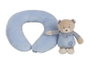 Creaciones Llopis Cojín Oso Lulu Azul con Peluche Integrado