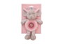 Creaciones Llopis Peluche Elefante Rosa Sonajero Bolita 25 Cm