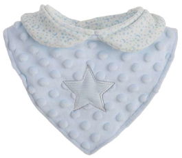 Creaciones Llopis Babero Sweet Estrellitas Azul 20 cm