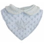 Creaciones Llopis Babero Sweet Estrellitas Azul 20 Cm