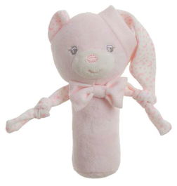 Creaciones Llopis Sonajero Rosa 16 cm Osito Sweet Estrellas